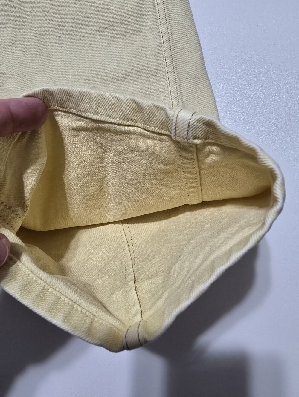 Tanya Taylor Yellow Ollie Jeans Size 6 - Picture 4 of 14